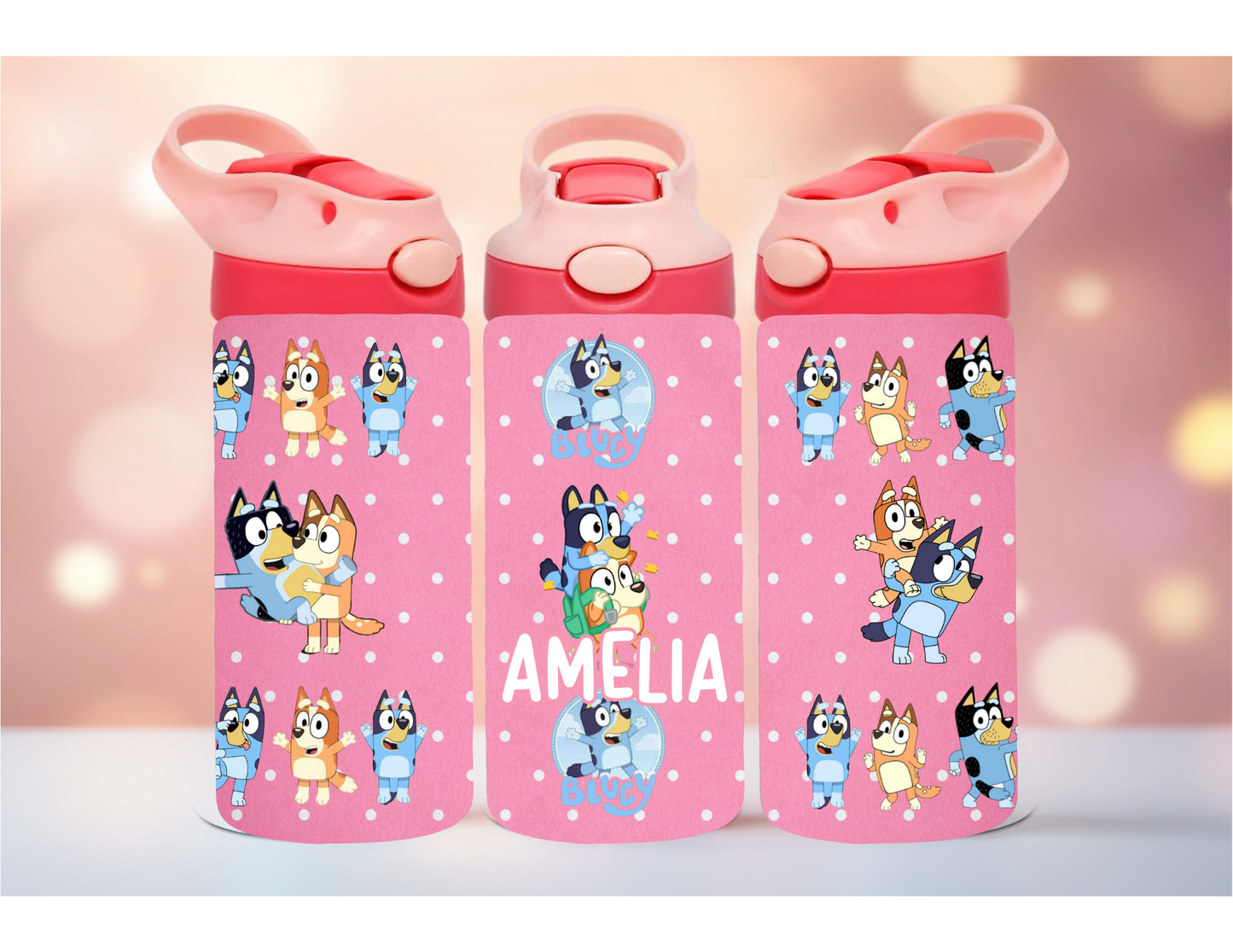 “Blue Dog” 12oz Flip Top Tumbler