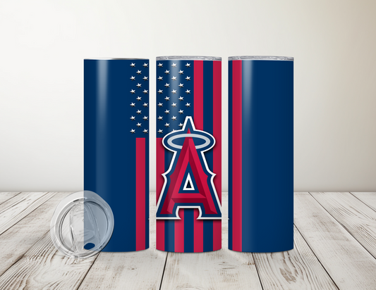 Los Angeles Angels Baseball 20oz Tumbler