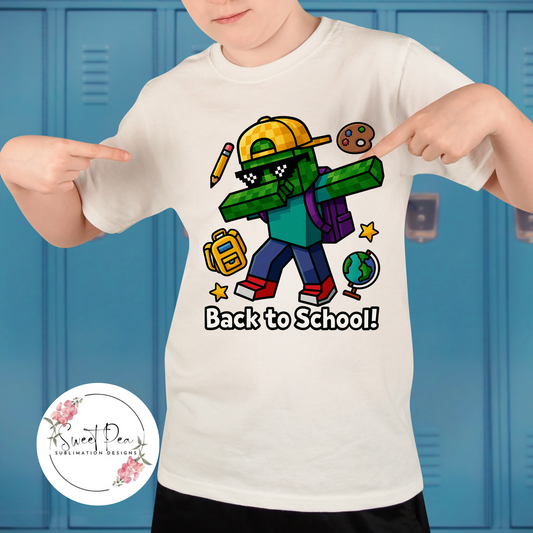 Minecraft Back to School T-shirt