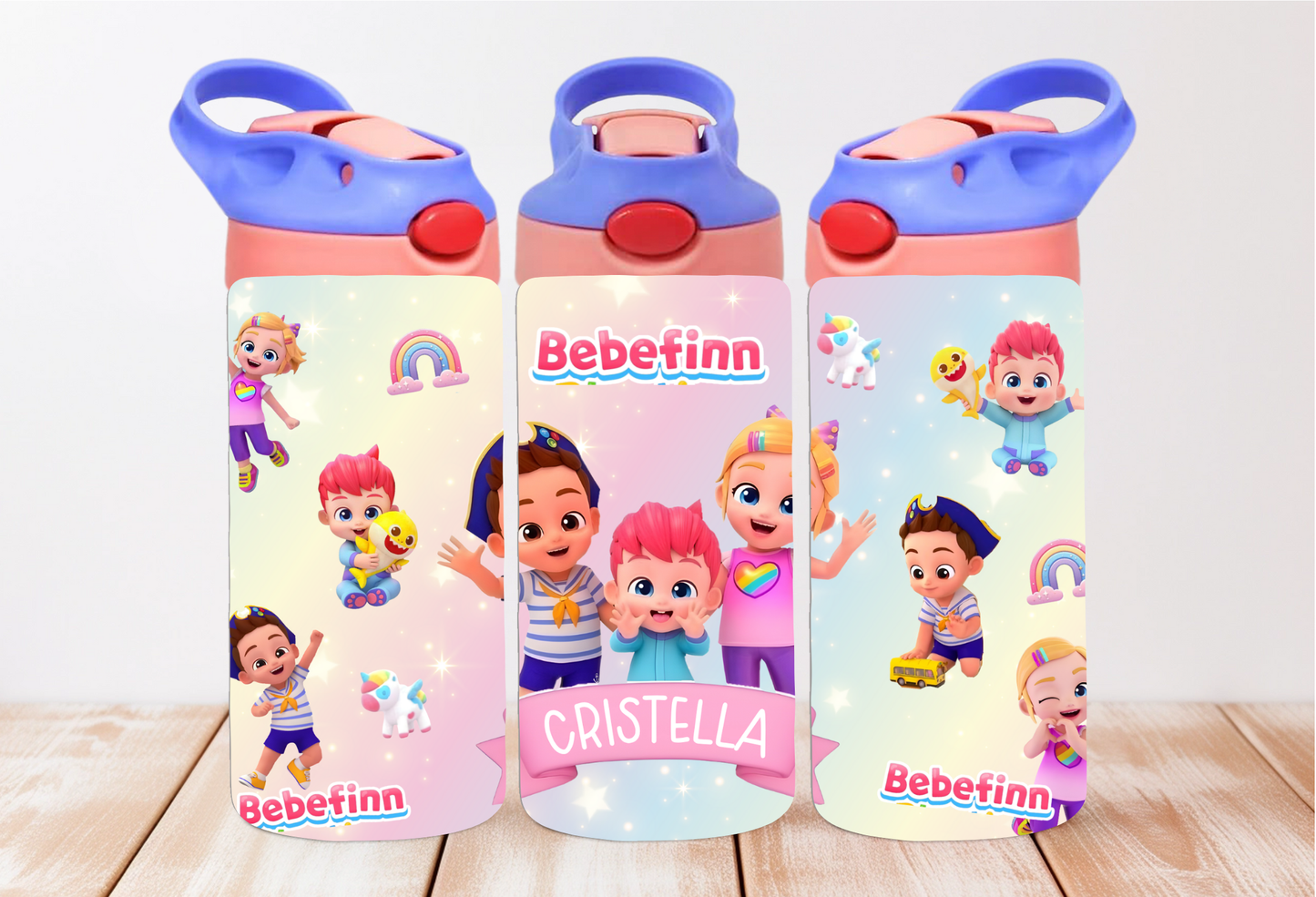 Bebefinn Kids 12oz Flip Top Tumbler