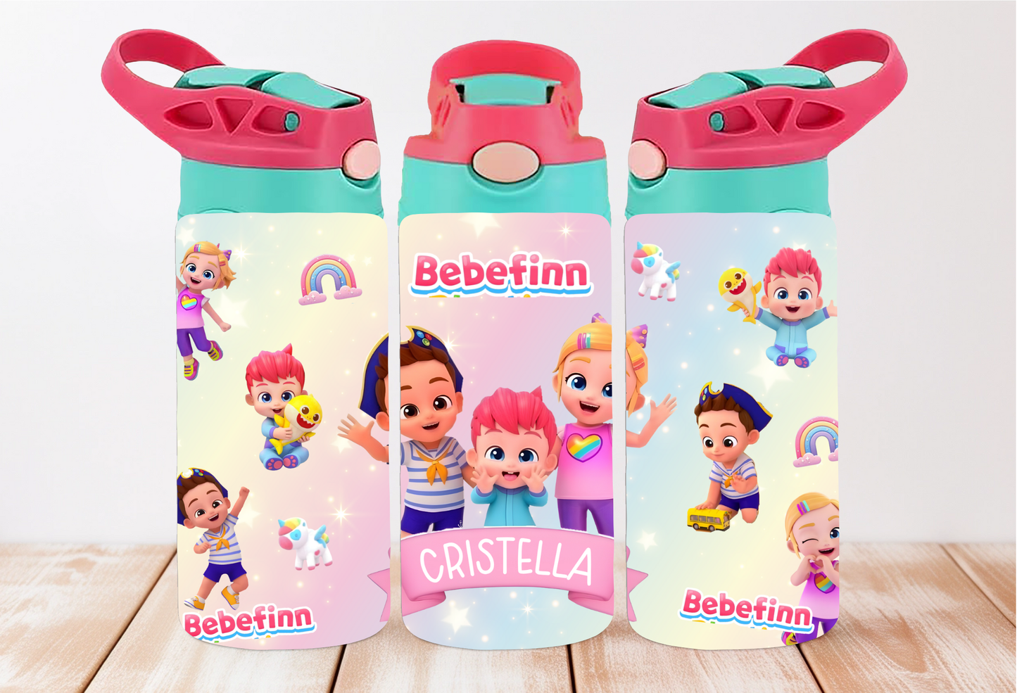 Bebefinn Kids 12oz Flip Top Tumbler
