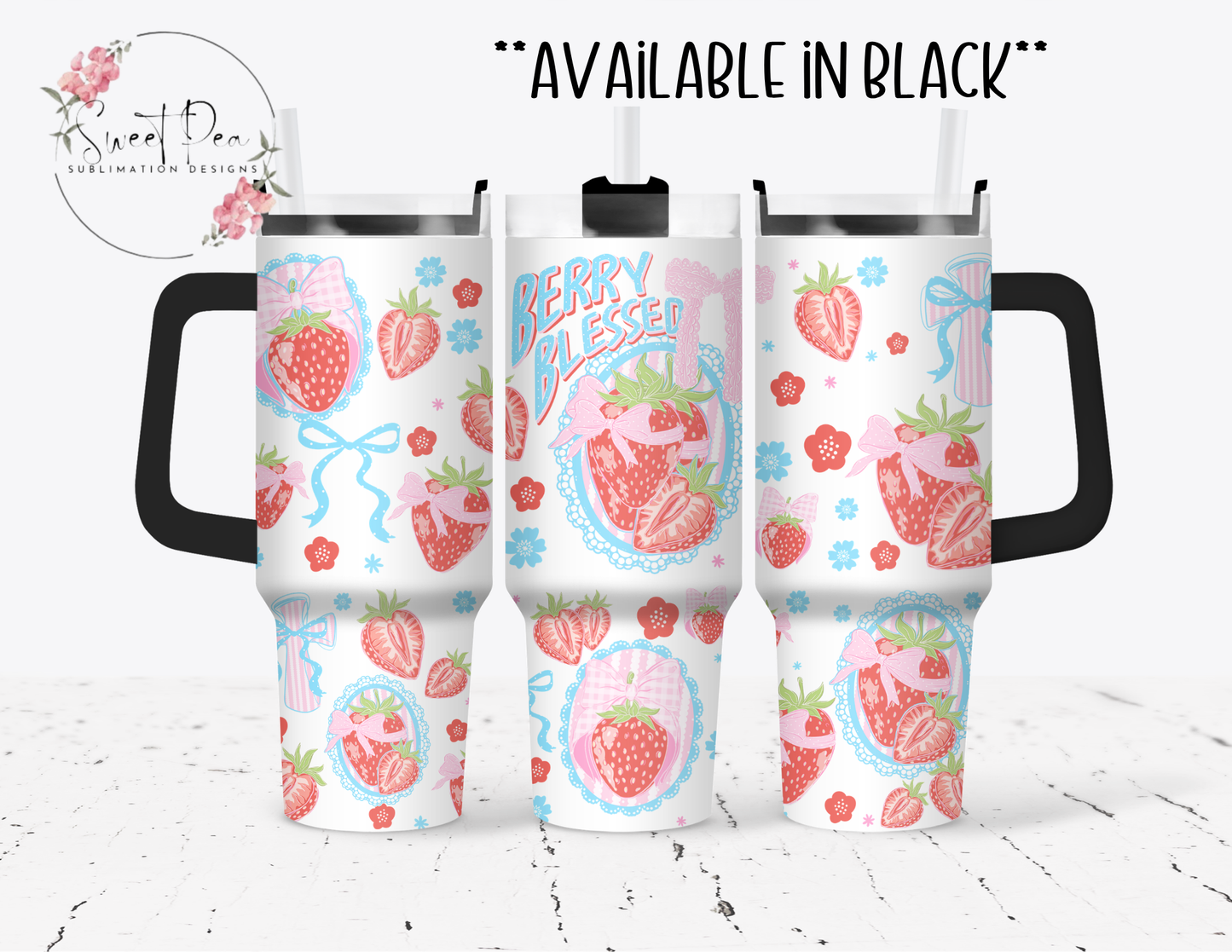 Berry Blessed 40oz Tumbler