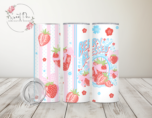 Berry Blessed 20oz Tumbler