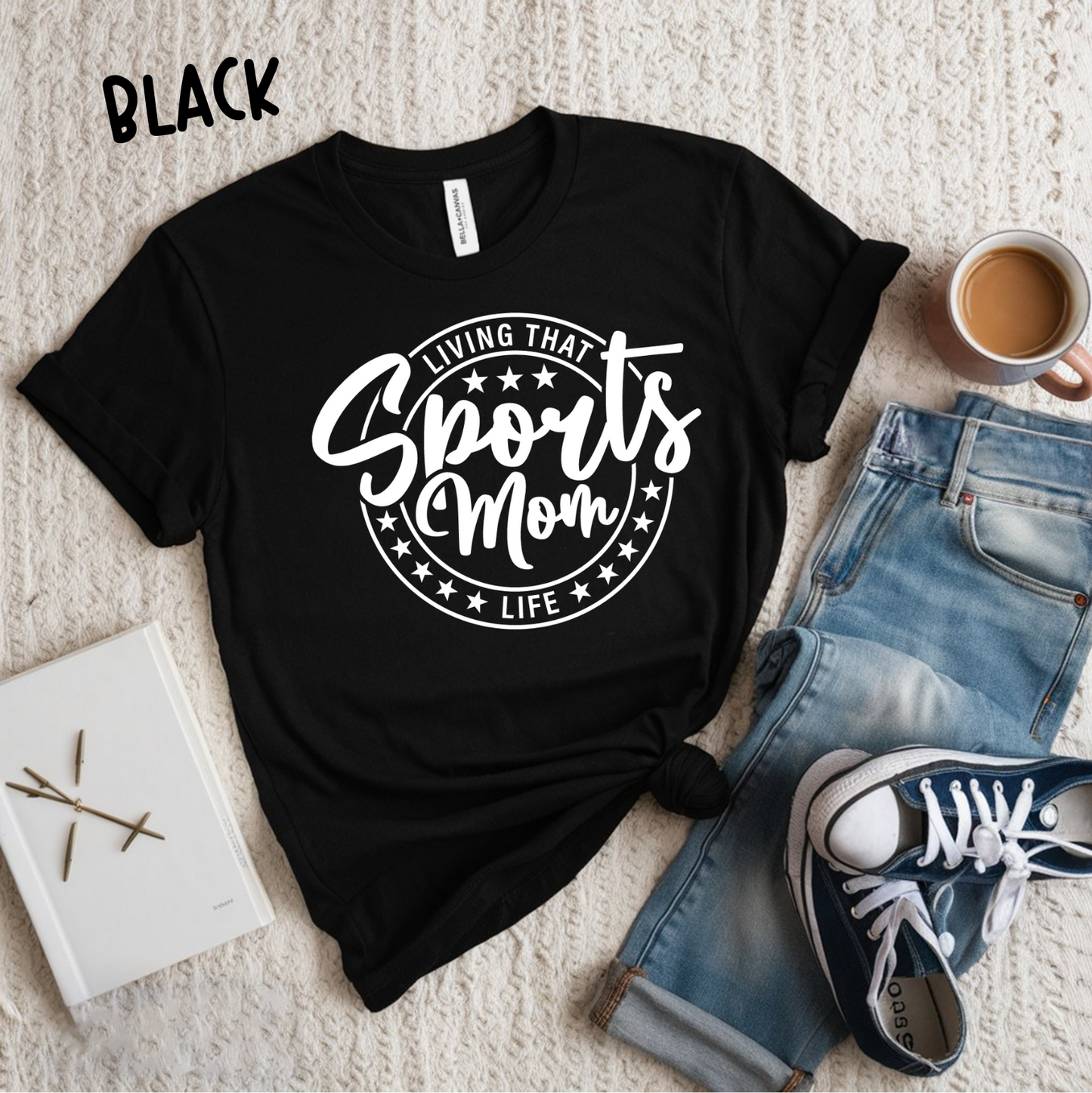 Living that Sports Mom Life T-Shirt or Sweatshirt