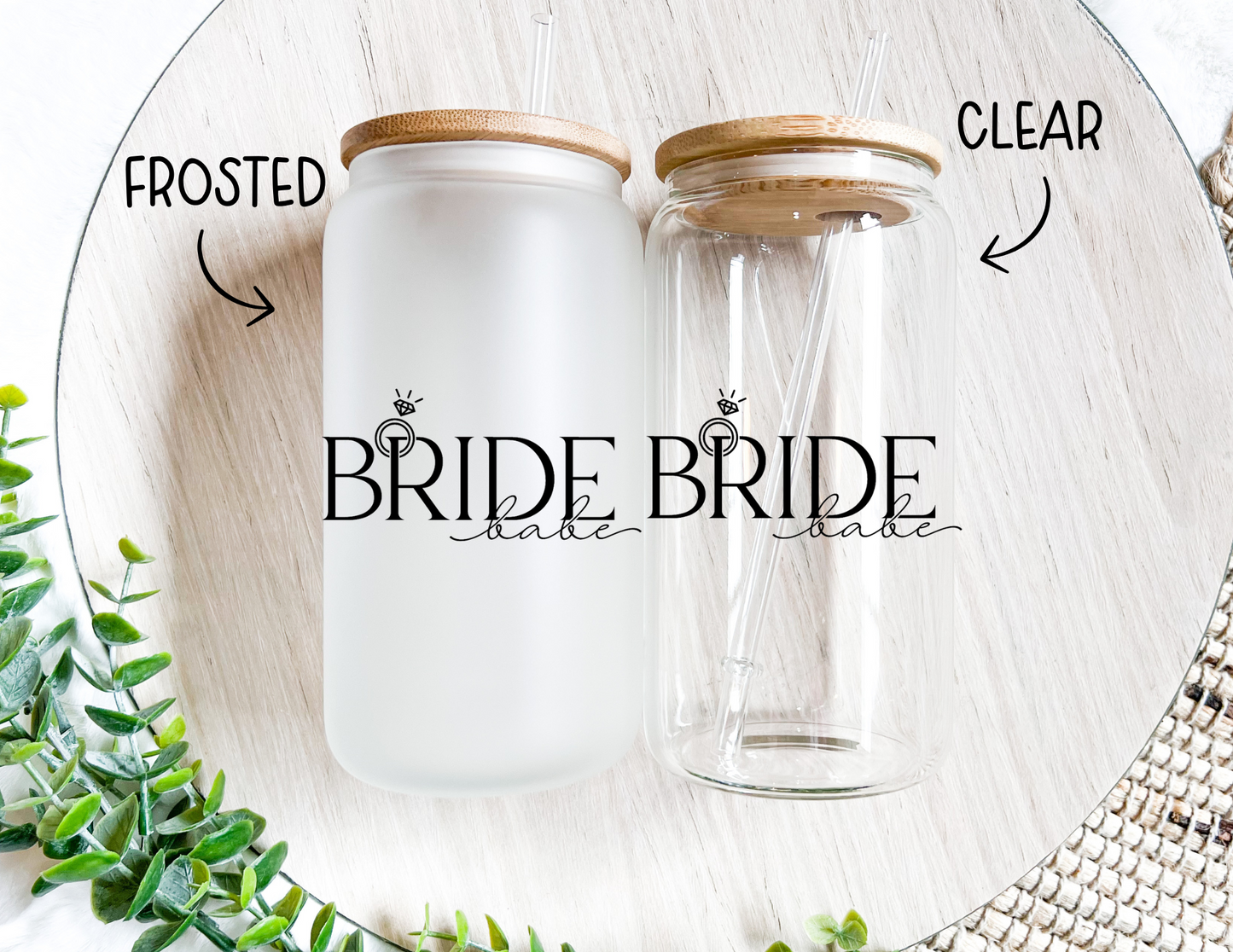 Bride Babe Glass Libbey Cup