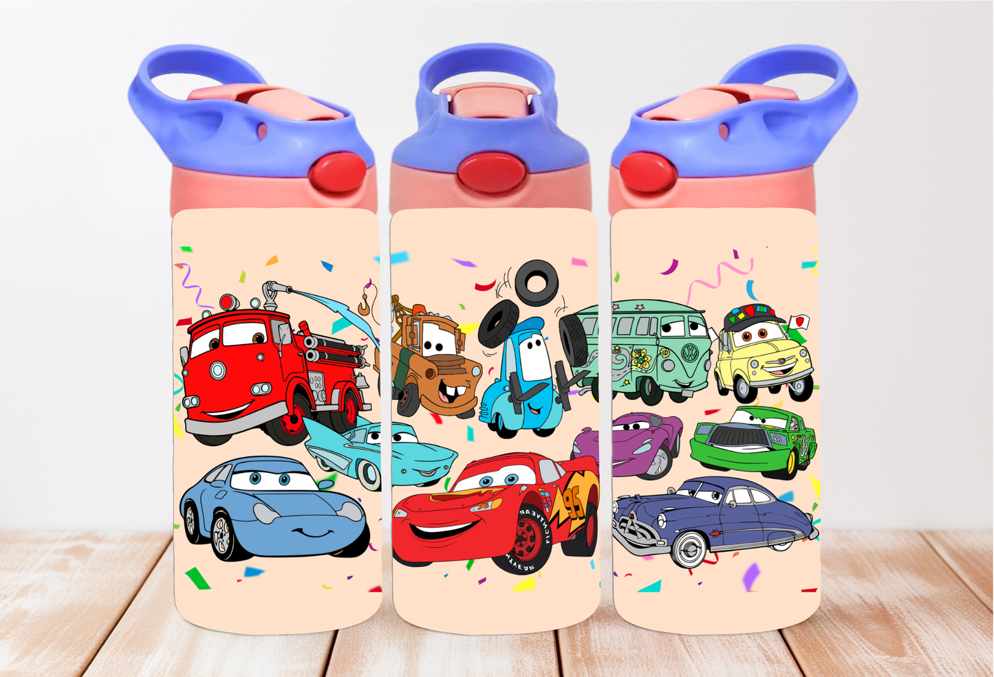Cars Kids 12oz Flip Top Tumbler
