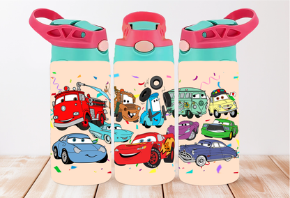 Cars Kids 12oz Flip Top Tumbler