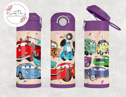 Cars 12oz Kids Flip Top Tumbler