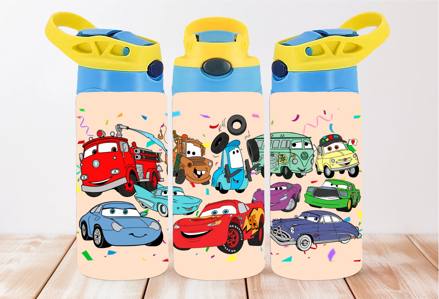 Cars Kids 12oz Flip Top Tumbler