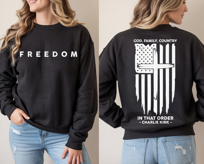 Charlie Kirk - God Family Country In That Order Shirt