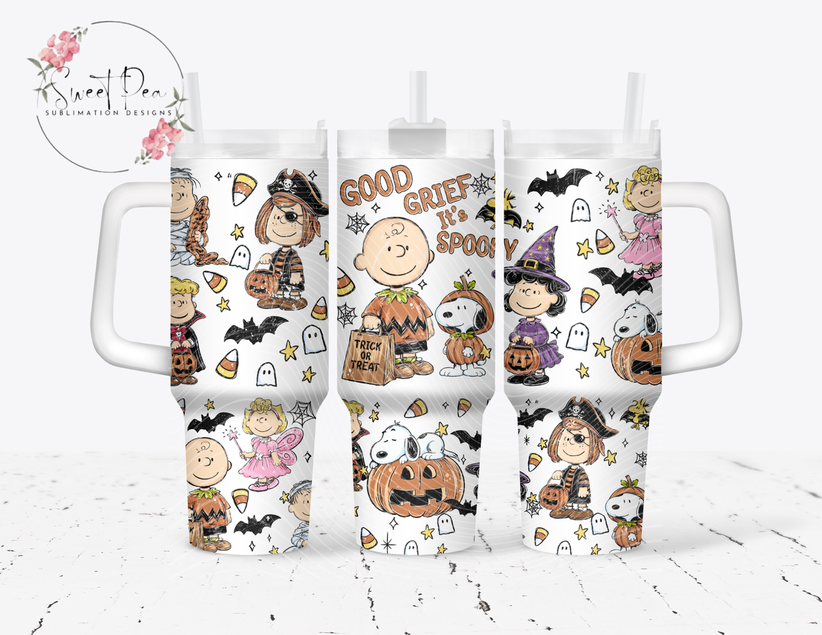 Charlie Br*wn Halloween 40oz Tumbler