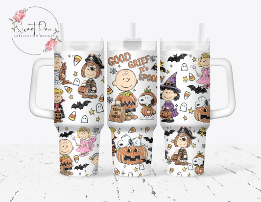 Charlie Br*wn Halloween 40oz Tumbler