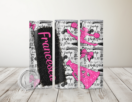Cheerleading Personalized 20oz Tumbler