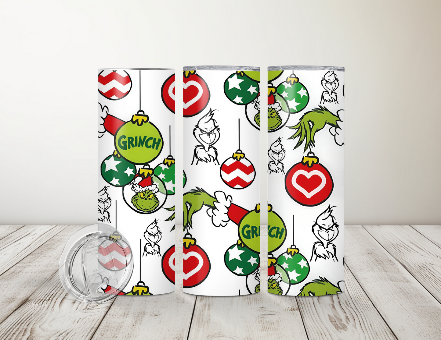 Christmas Ornaments Green Character 20 oz Tumbler