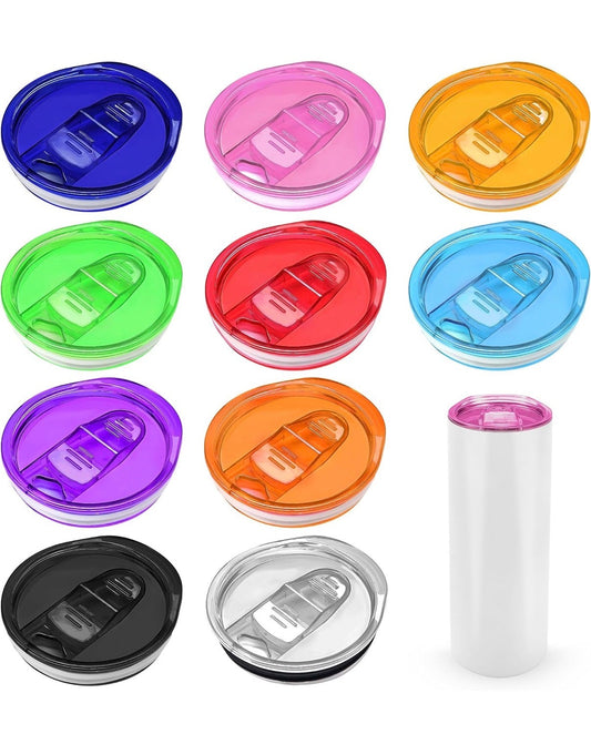 Colored Acrylic Lids for 20oz Tumblers