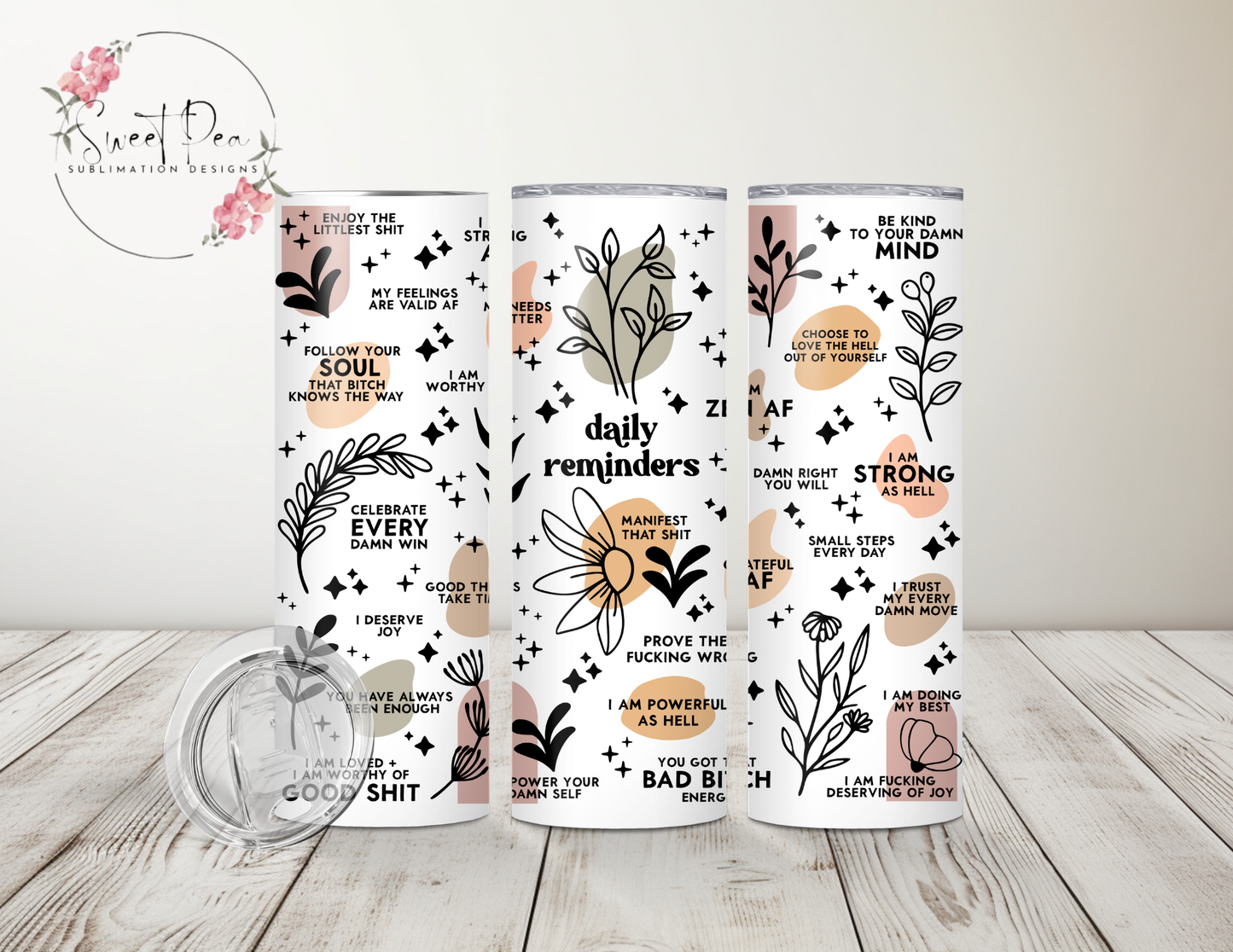 Daily Reminders "Vulgar Edition" 20oz Tumbler