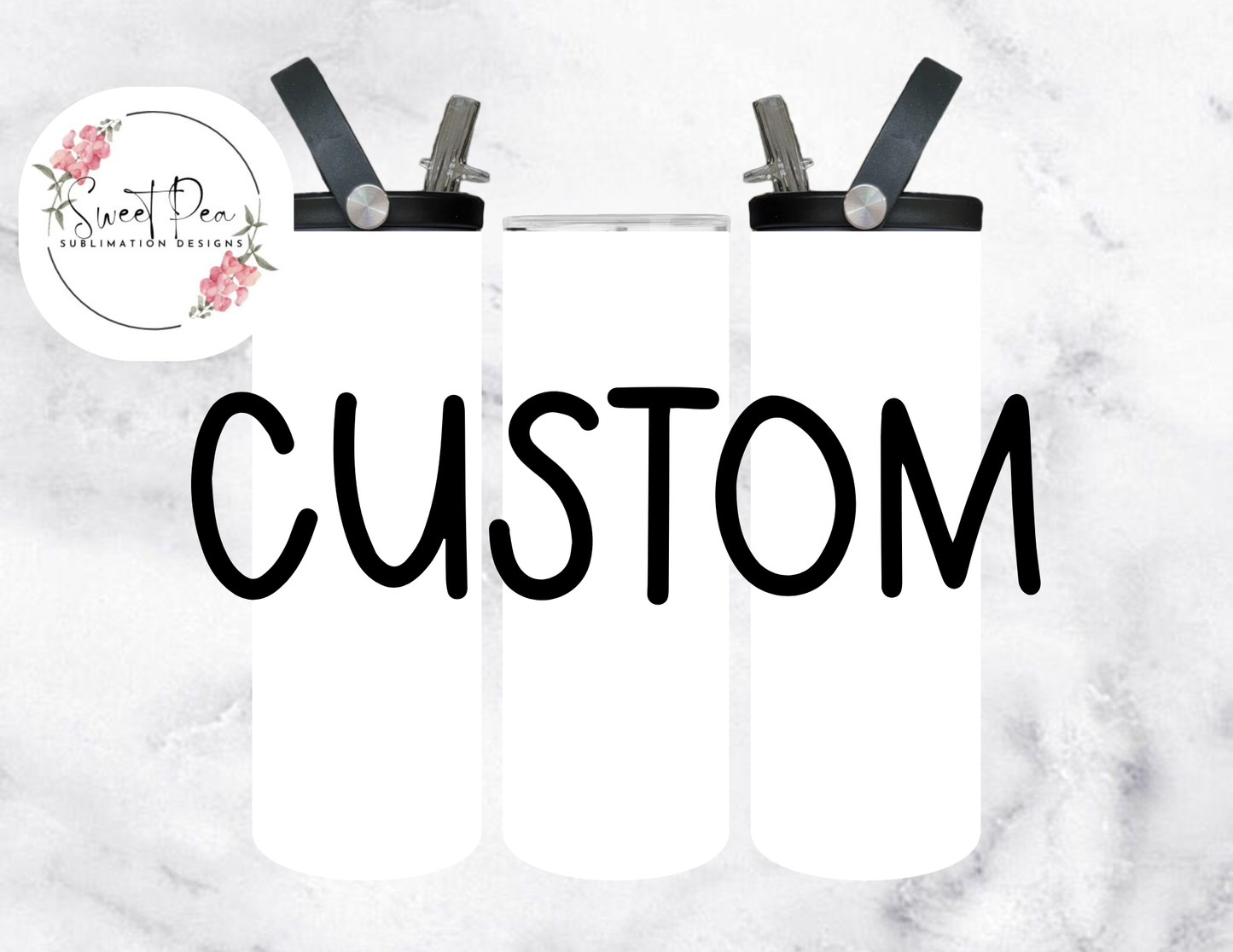 Custom 20oz Flip Top Tumbler