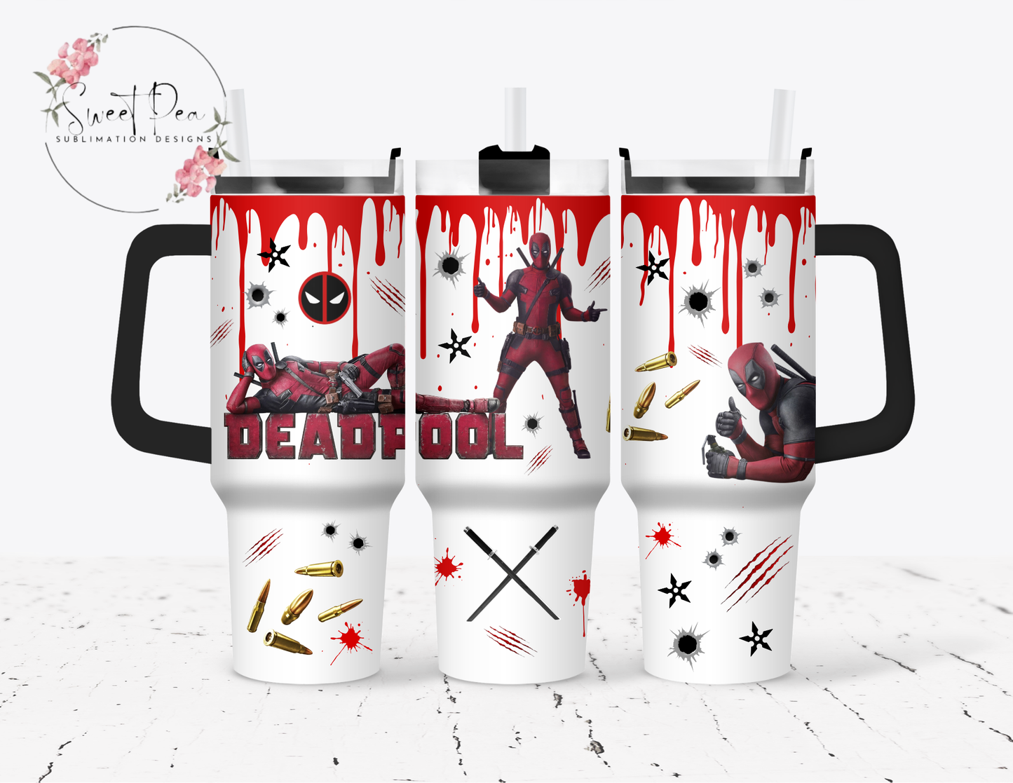 Deadpool 40oz Tumbler