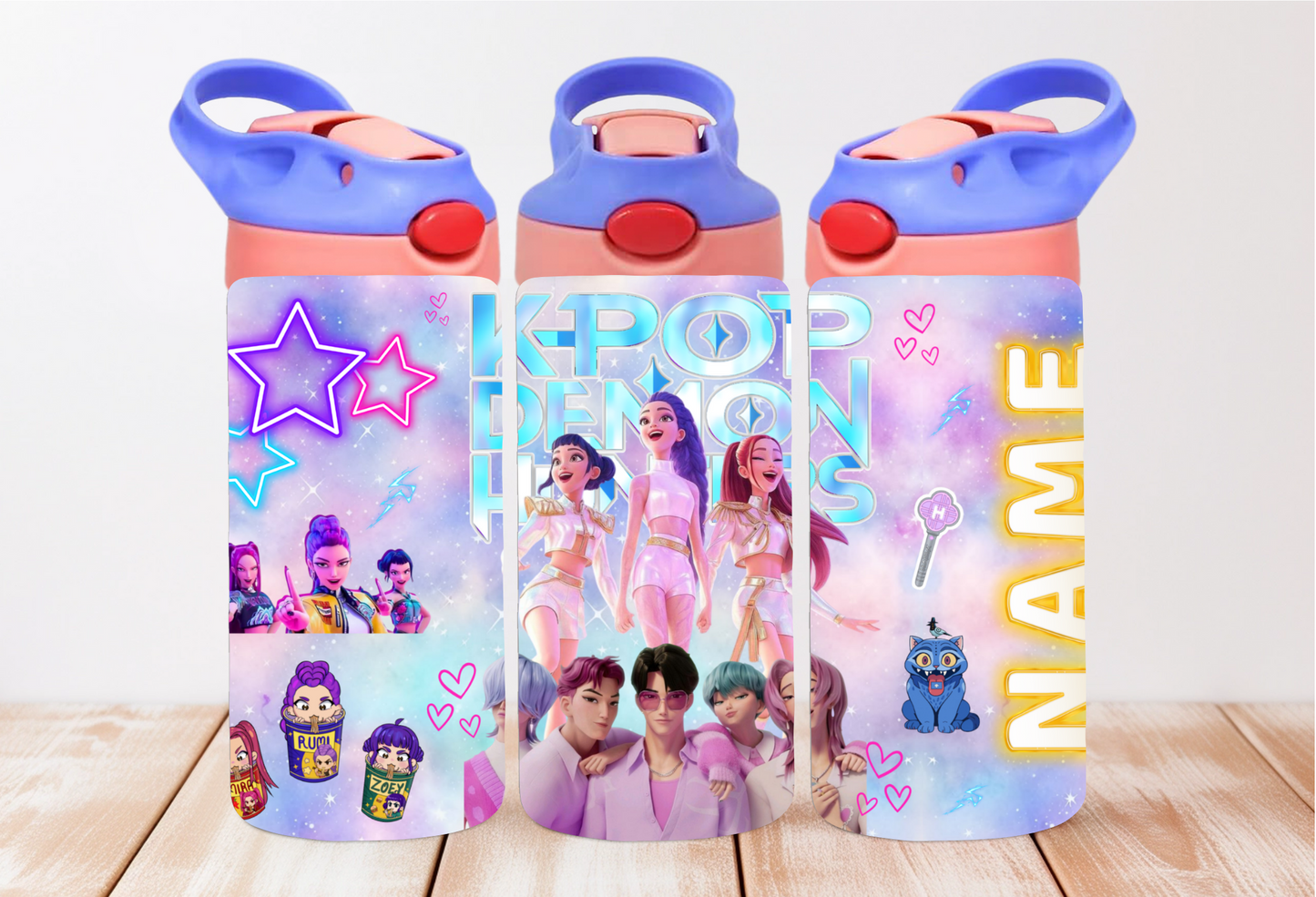 K-Pop Demon Hunters Kids Flip Top Tumbler
