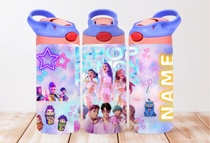 K-Pop Demon Hunters Kids Flip Top Tumbler