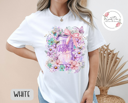 Dr. Pepper Girly Comfort Colors Shirt