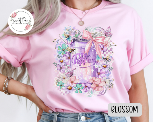 Dr. Pepper Girly Comfort Colors Shirt