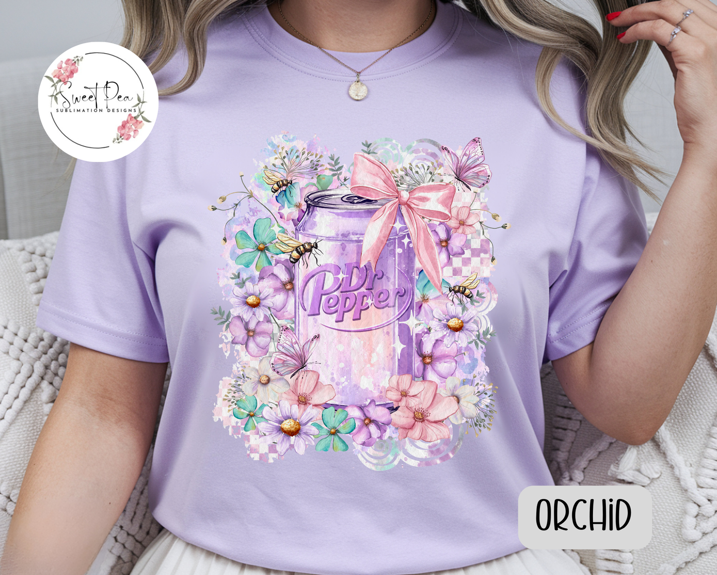 Dr. Pepper Girly Comfort Colors Shirt