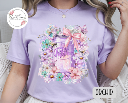Dr. Pepper Girly Comfort Colors Shirt