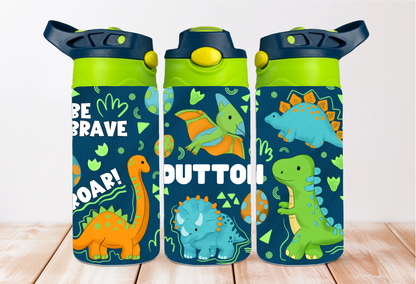 Dinosaurs Kids 12 oz Flip Top Tumbler