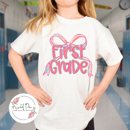 Coquette First Day of School T-shirt (PreK-Fourth Grade)