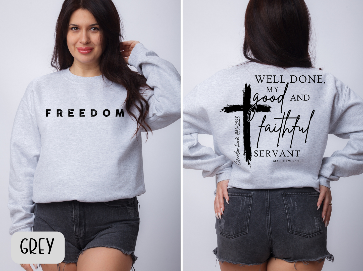 Charlie Kirk - Well Done Good And Faithful Servant Shirt