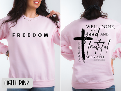 Charlie Kirk - Well Done Good And Faithful Servant Shirt