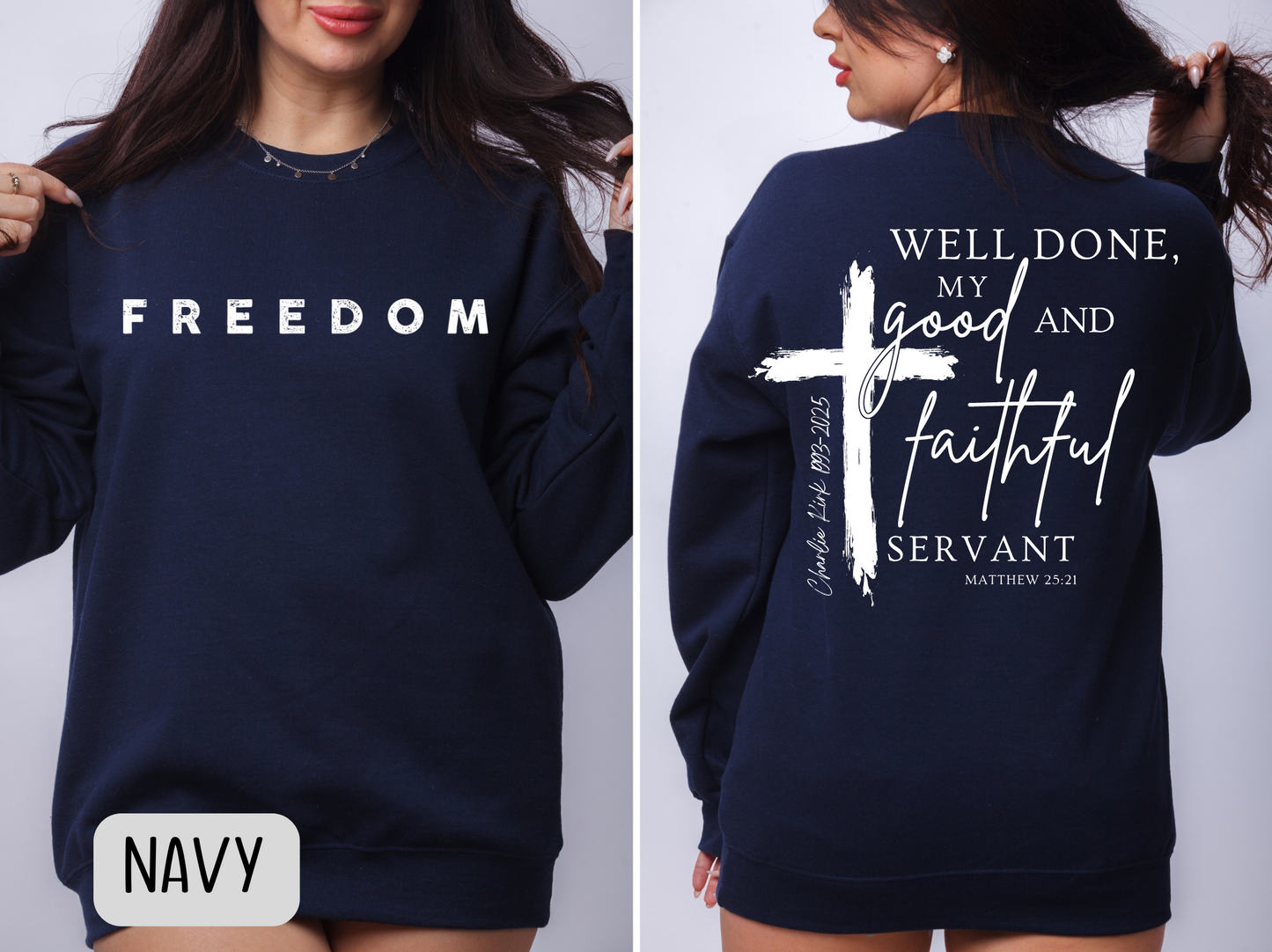 Charlie Kirk - Well Done Good And Faithful Servant Shirt