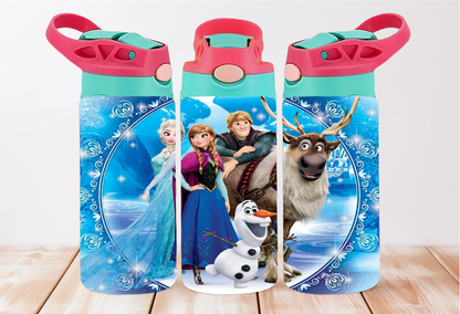Frozen 12 oz Kids Flip Top Tumbler