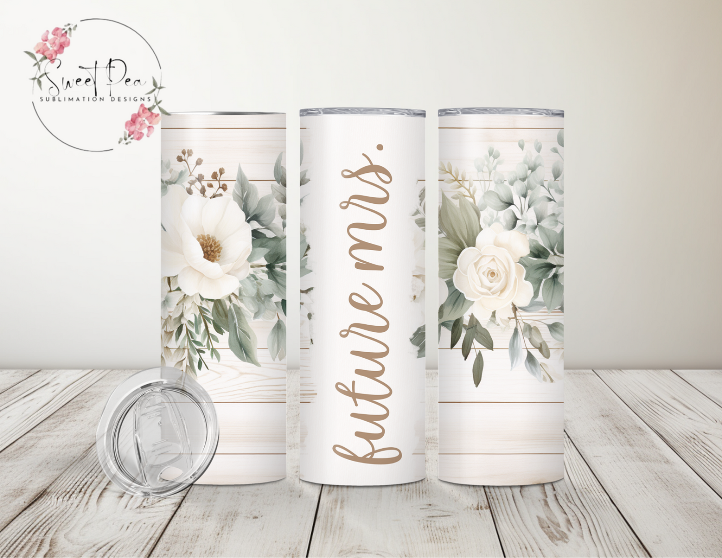 Rustic Floral Bridal Party 20oz Tumbler