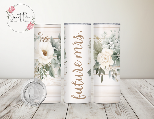 Rustic Floral Bridal Party 20oz Tumbler