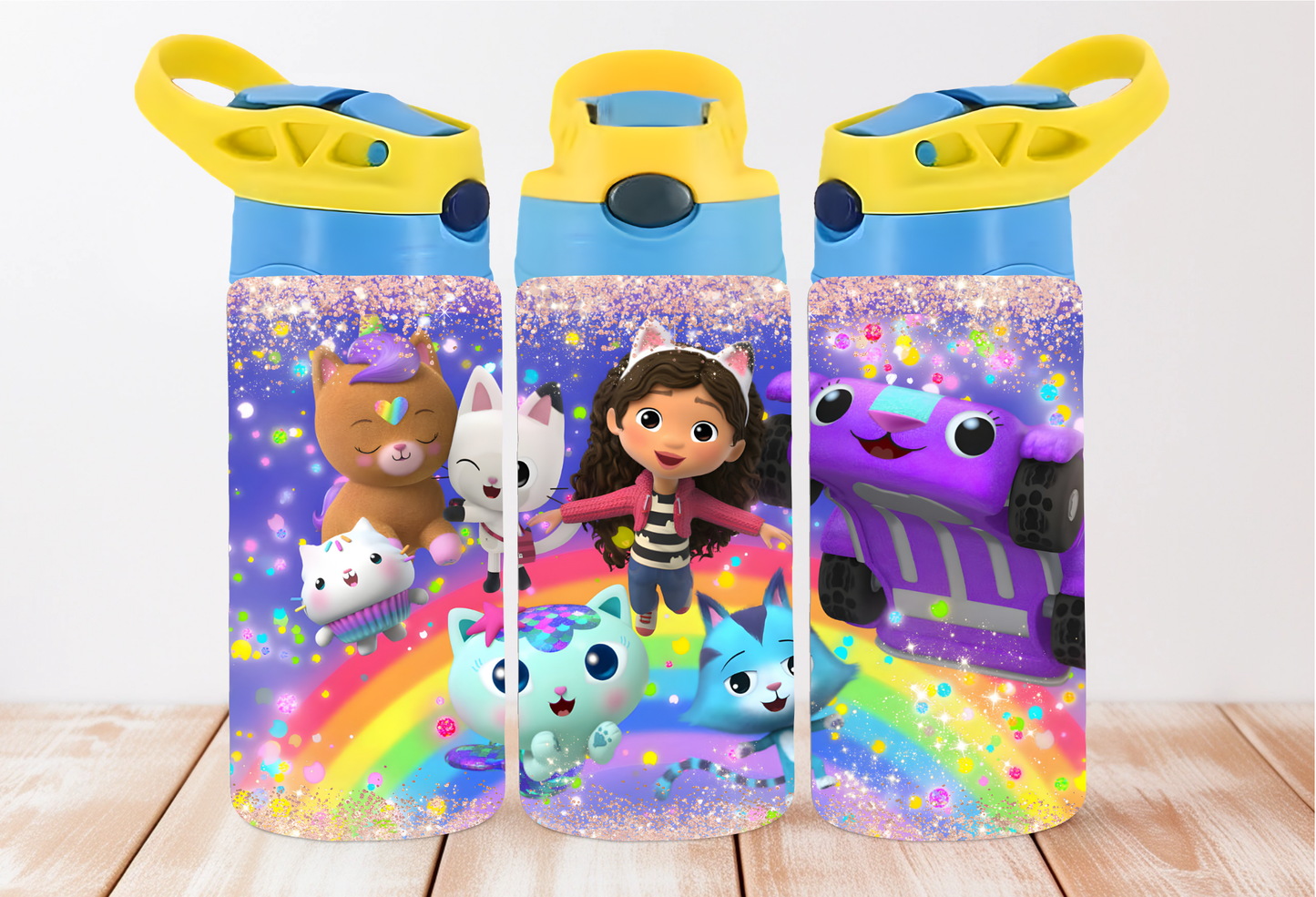 Gabby's Dollhouse Kids 12oz Flip Top Tumbler