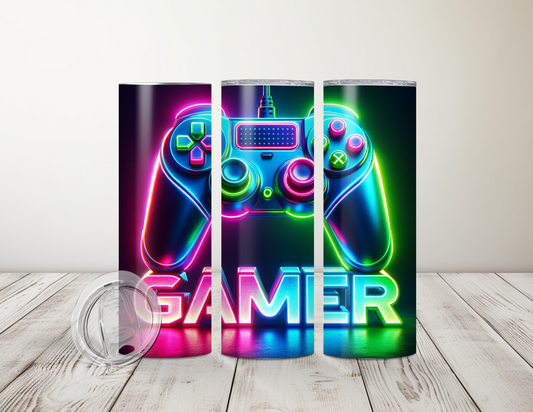 Gamer Neon 20 oz Tumbler