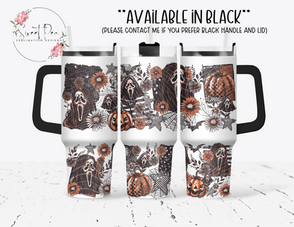 Ghostface Halloween 40oz Tumbler