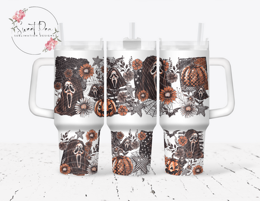 Ghostface Halloween 40oz Tumbler