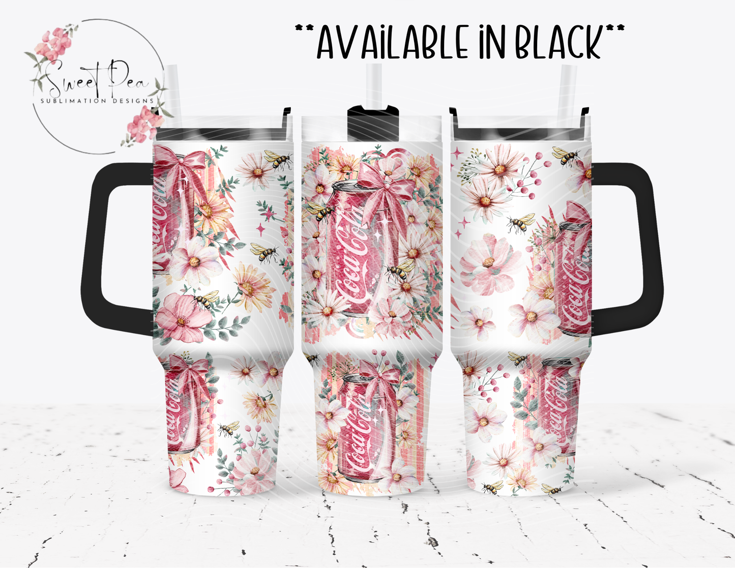 Girly Drink Coke 40oz Tumbler