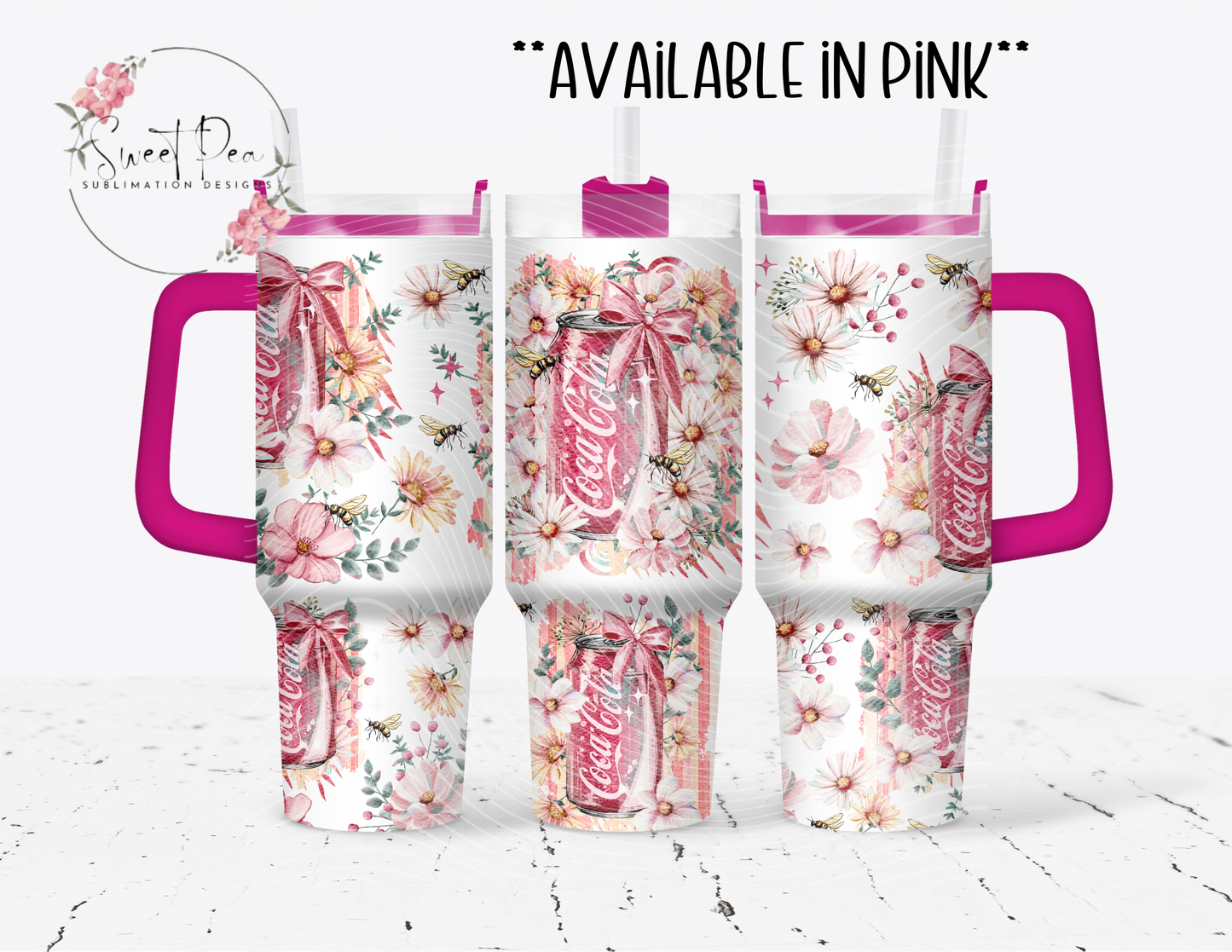 Girly Drink Coke 40oz Tumbler