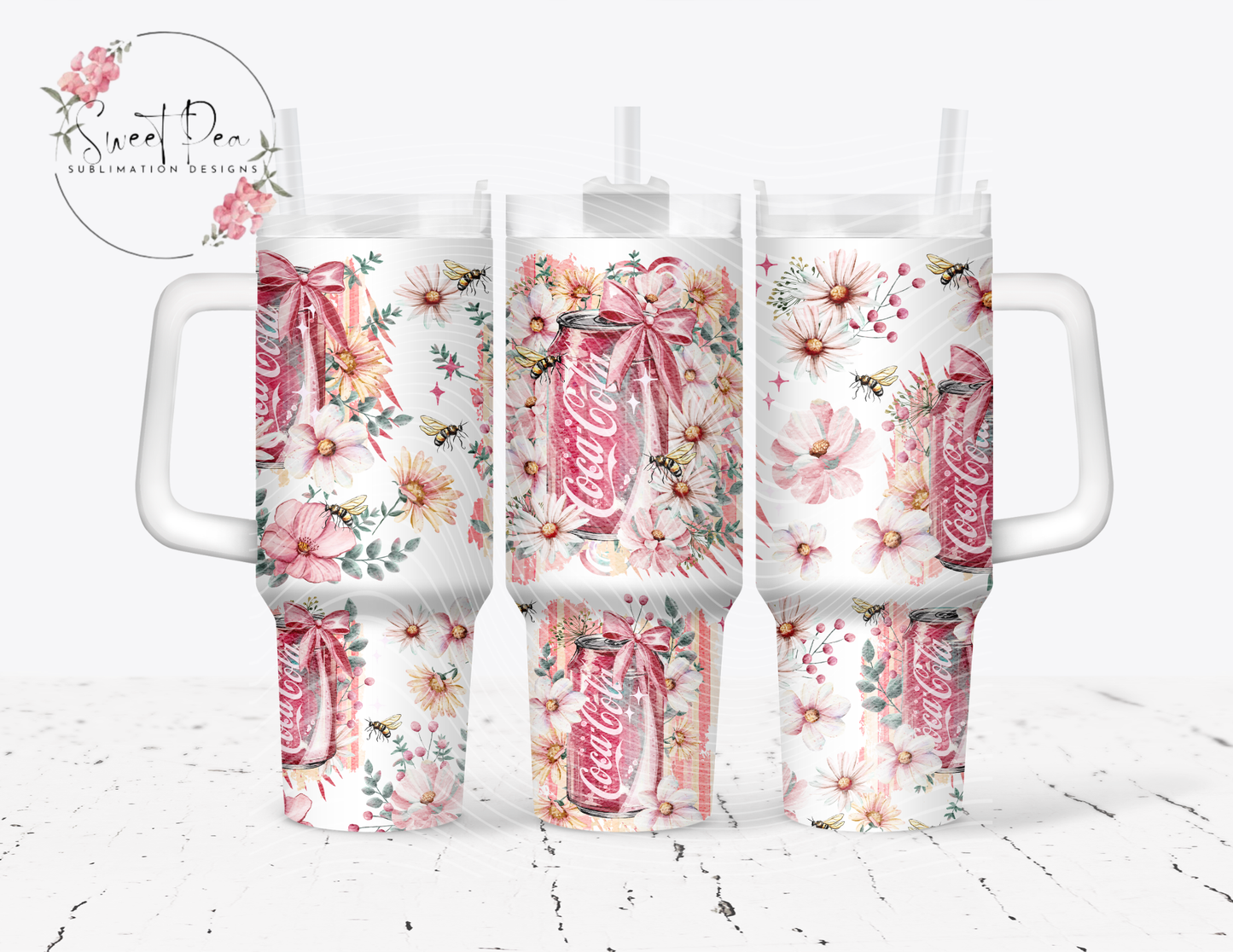 Girly Drink Coke 40oz Tumbler