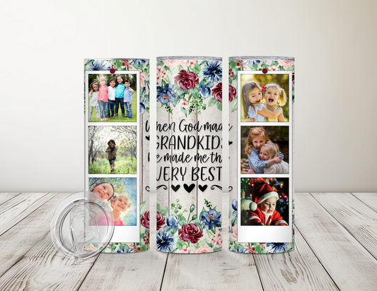 Personalized Picture Grandkids - 20 oz Tumbler