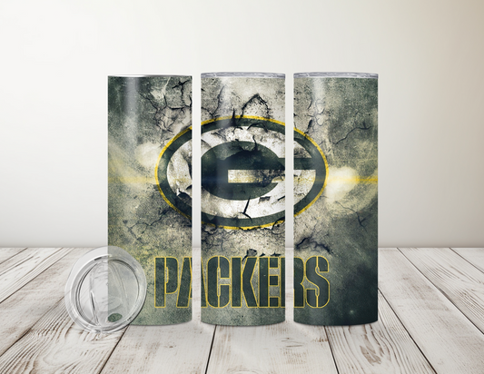 Greenbay Packers Football 20 oz Tumbler