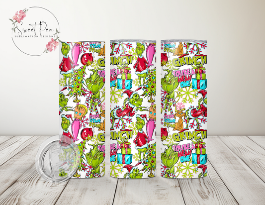 Stink Stank Grinch 20oz Tumbler