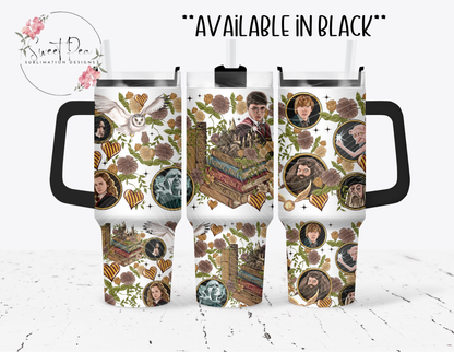 HP Floral 40oz Tumbler
