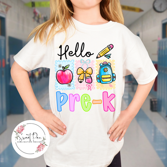 First Day of School T-shirt (PreK-Fifth Grade)