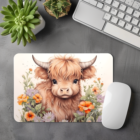 Highland Cow Mouse Pad