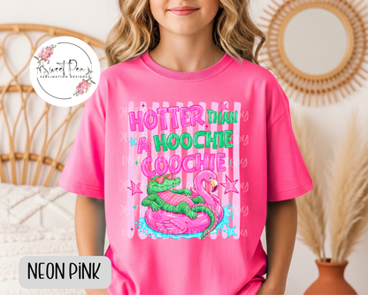 Hotter Than A Hoochie Coochie Stripped T-Shirt